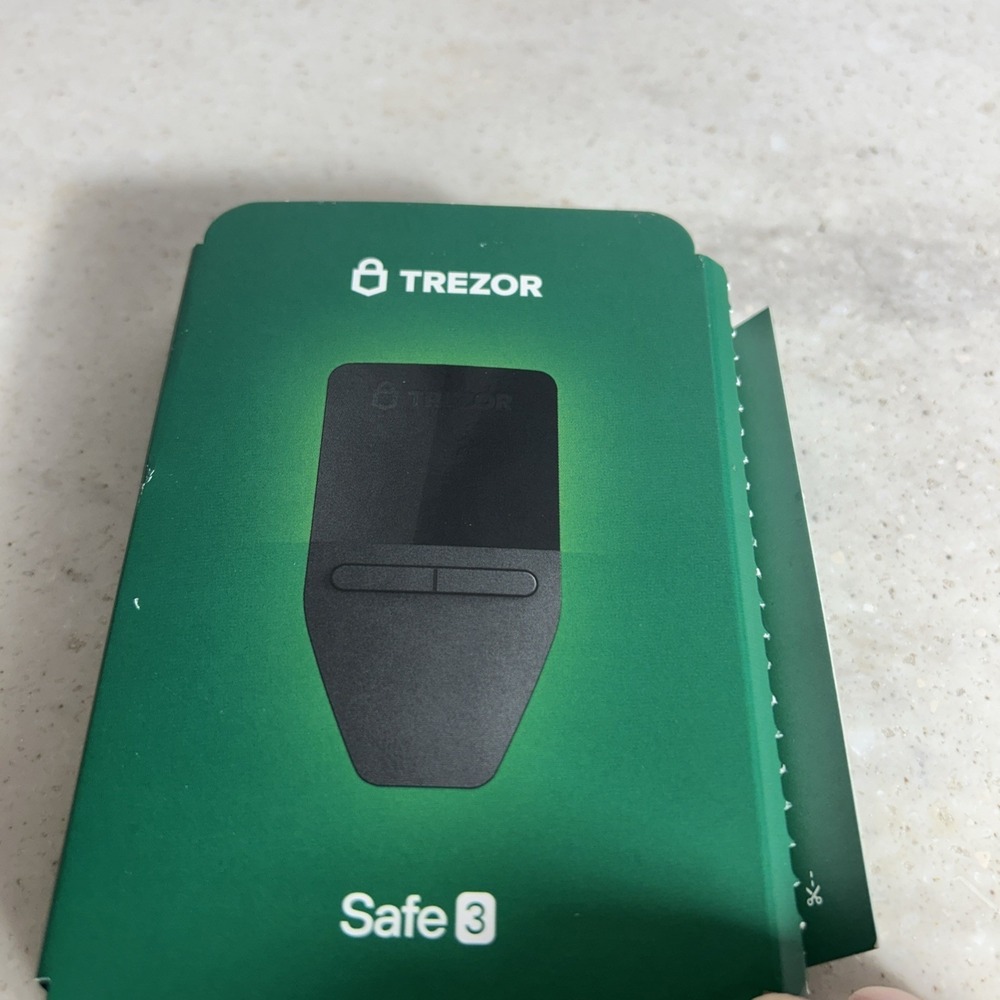 Trezor Safe 3 Crypto Hardware Wallet USB Cable - Unsealed